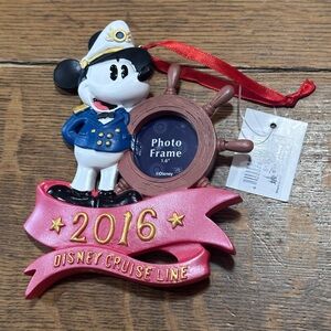 Disney cruise line NWT 2016 photo‎ ornament